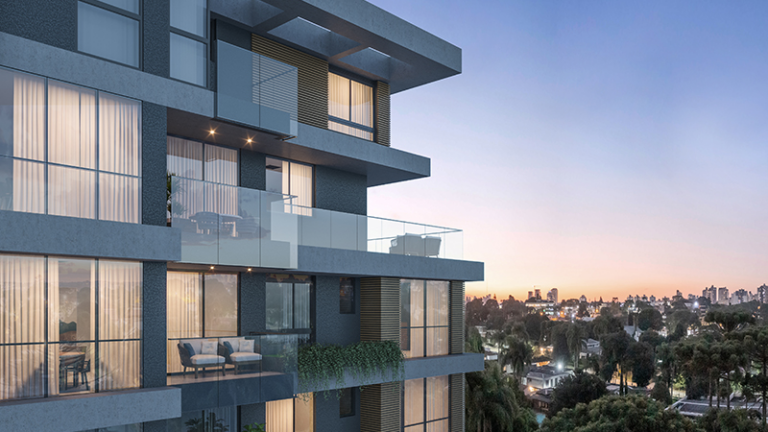 Swell Construções lança o 1º edifício com apartamentos boutique, em Curitiba